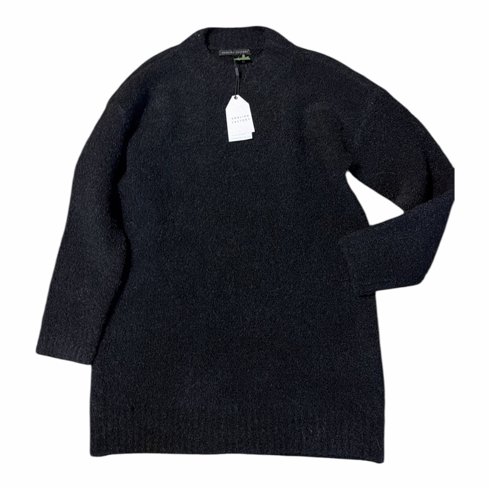 NWT English Factory Cozy Round-neck Sweater Dress – Size Large